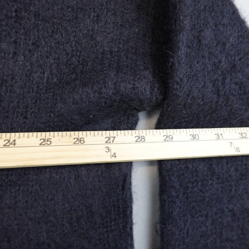 Eileen Fisher Sweater Womens XL Black Mohair Alpaca Blend Boxy Oversized Luxury - Picture 4 of 7