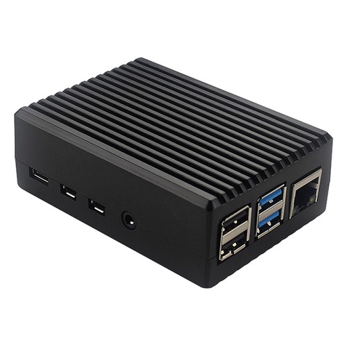 For GeeekPi Raspberry Pi 4 CNC Aluminum Case with Fan Heatsinks for Pi 4B_ecBME - Afbeelding 2 van 8