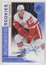 2018-19 SP Game Used Authentic Rookies Blue Dominic Turgeon #114 Rookie Auto RC