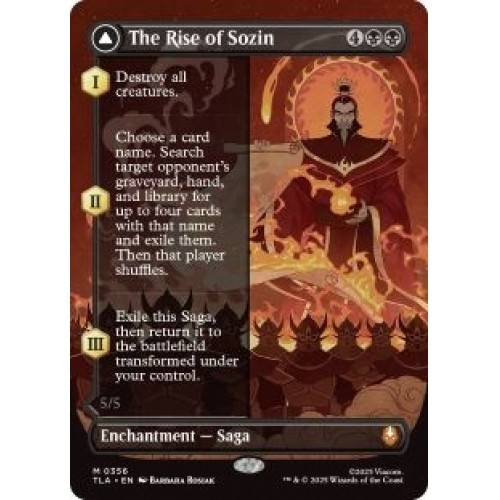 VORVERKAUF THE RISE OF SOZIN (BORDERLESS) Avatar: The Last Airbender TLA Magic MTG - Bild 1 von 1