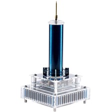 Music Tesla Coil Acrylic Base Shell Arc Plasma Loudspeaker Wireless Transmiss...