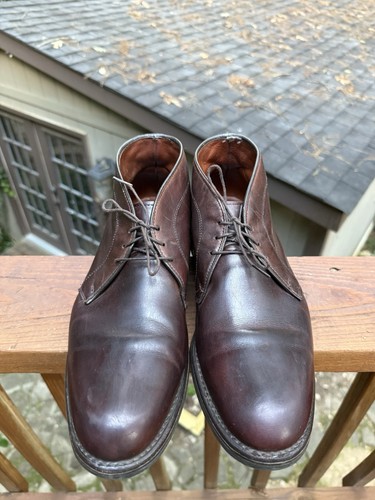Allen Edmonds Malvern Schuhe Herren Größe 11,5 D Braun Leder Chukka Stiefel Hergestellt in den USA - Bild 2 von 14
