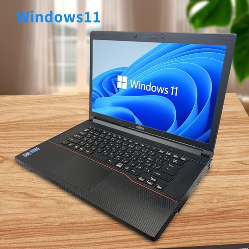 Fujitsu A553 15.6" Celeron 4GB 128GB SSD Win11 Pro Office 2019 WiFi Mouse Japan - Picture 4 of 4