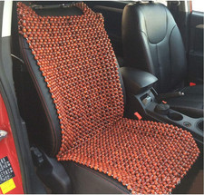 Natural Rosewood Beaded Car Seat Cover - Cool, Comfortable Massage Cushion