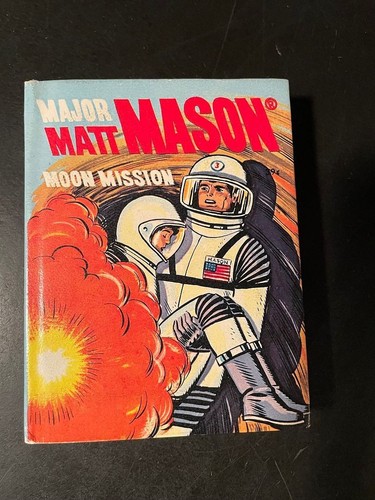 Major Matt Mason Moon Mission #2022 (#22) Big Little Book BLB High Grade Nice
