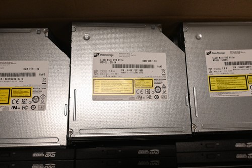 100 SLIM CD DVD RW INTERN SATA 12,7mm Höhe Optisches Laufwerk Brenner Mix Marken - Bild 6 von 6
