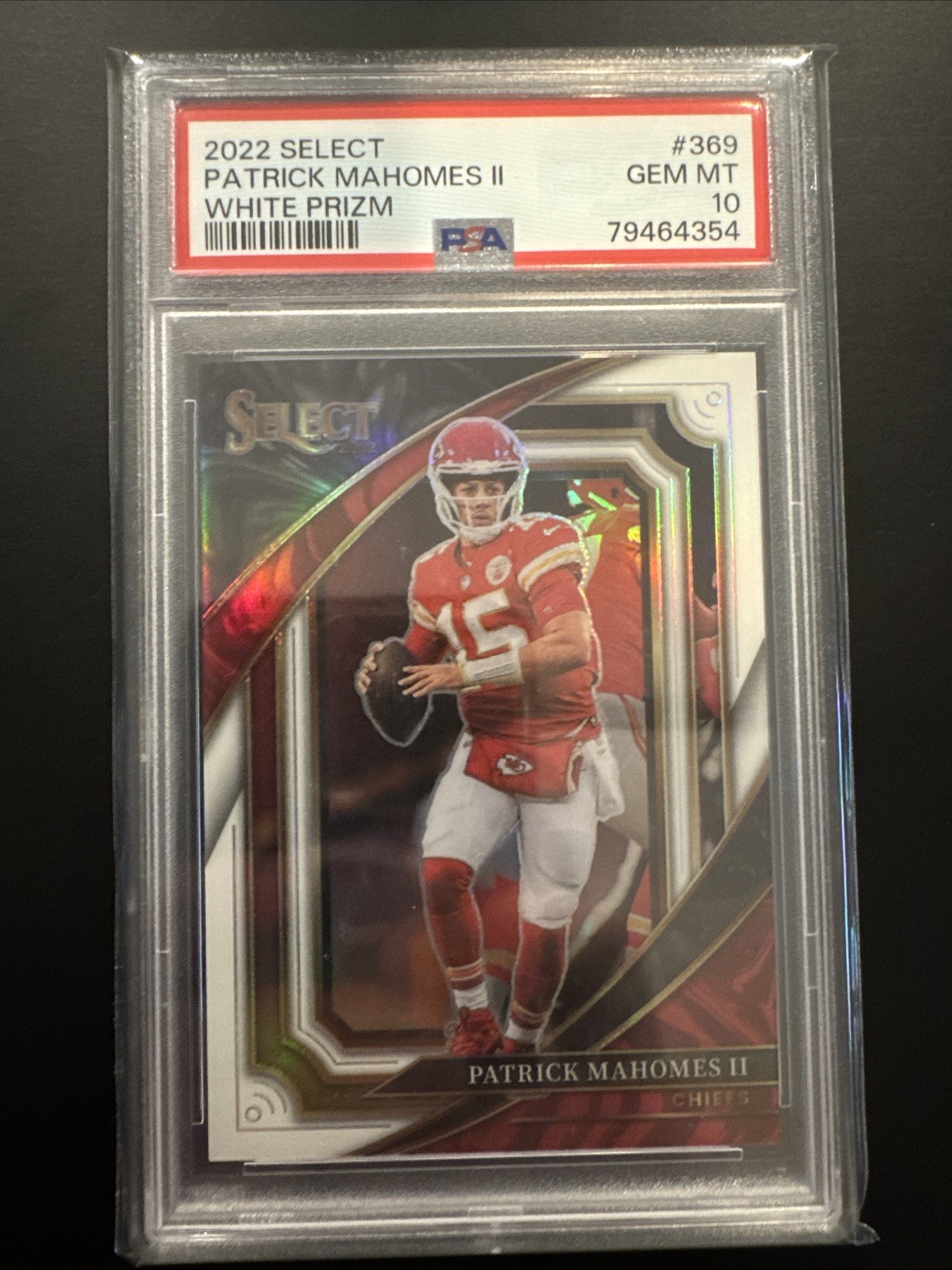 2022 Panini Select - Suite Level Patrick Mahomes II #369 White Prizm /35