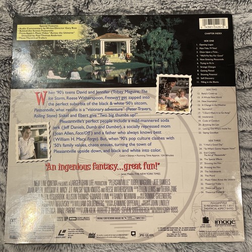 PLEASANTVILLE 2 Laserdisc LD WIDESCREEN FORMAT W/AUDIO COMMENTARY ULTRA RARE - Picture 2 of 4