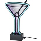 Adesso SL3718-01 Infinity Neon Table Lamp Black