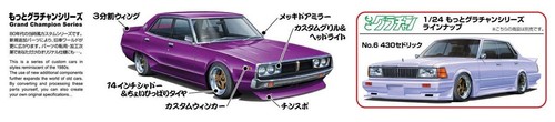 Color moldeado Aoshima Bunka Kyozaisha 1/24 Lema Grachan No.05 Kenmeri 4 puertas - Imagen 4 de 5