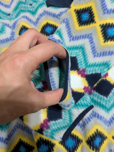 Patagonia Synchilla Snap-T Fleecepullover Timber Twist Aztec Damengröße Large - Bild 4 von 7