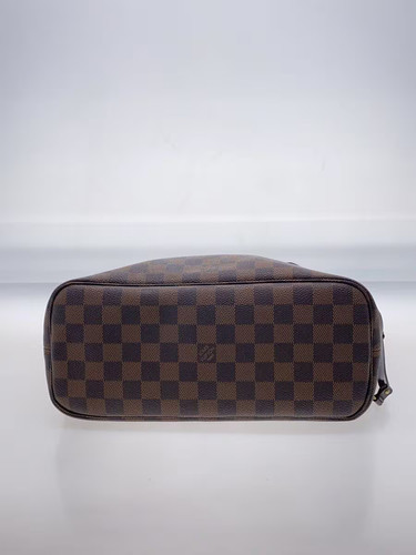 LOUIS VUITTON 1) Neverfull PM Damier Ebene BRW PVC BRW Allover from Japan - Bild 4 von 5