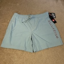 NWT Quicksilver Men  s Size XL Jade Gray Swim Trunks Shorts 80