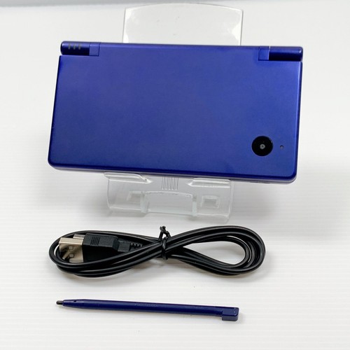 Nintendo DSi Console Metallic Blue TWL-001 System Stylus Cable Tested Working - Picture 1 of 19