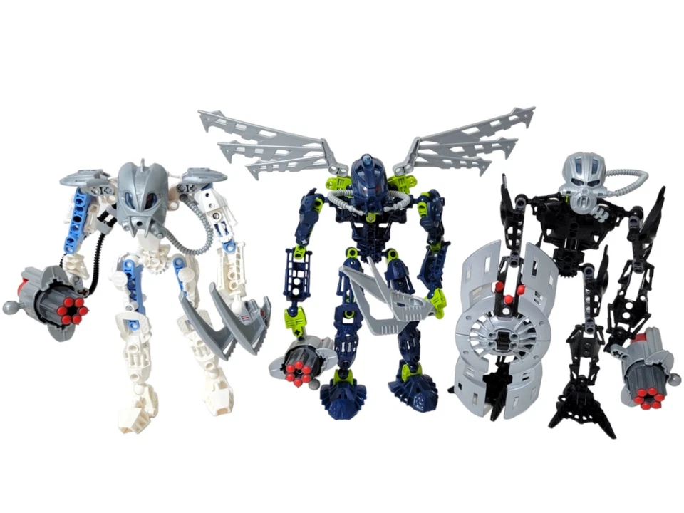乐高 Bionicle 2007 Toa Mahri 6 件套全套带所有弹药  — 第 3/4 张图片