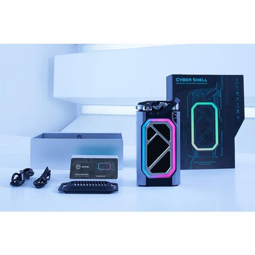 MUZEN Cybershell MWH1I Altavoz Portátil Bluetooth Portátil Inalámbrico RGB IPX5 - Imagen 1 de 10