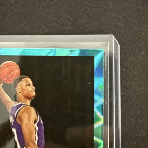 2022-23 Panini NBA Hoops - Hoops Tribute Keegan Murray #284 Teal Explosion (RC) - Picture 3 of 10