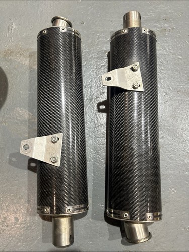 Moto Guzzi Daytona Centauro 1100 Sport Carbon Fibre Exhausts - Picture 2 of 3