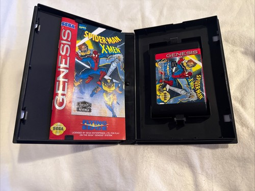 Spider-Man/X-Men Arcade's Revenge Sega Genesis Authentic Open Box CIB No HangTag - Picture 2 of 3