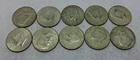 (Lot 42) 1965-69 40% Silver Kennedy Half Dollar Lot Of 10 Halves