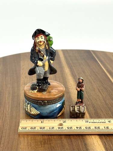 Porzellan Schmuckschatulle mit Scharnier Piratenschatz - Bild 10 von 11