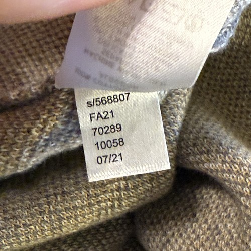 LOFT Ann Taylor Outlet Gray and Tan Plaid Open Front Cardigan Sweater Size XL - Picture 15 of 15