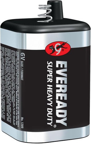 EVEREADY 6V Battery, Super Heavy Duty 6 Volt 1 1 Count (Pack of 1) 