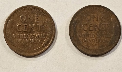 Lot antique 1920s wheat penny, circulated, Various Conditions Up To Very Fine - Picture 6 of 19
