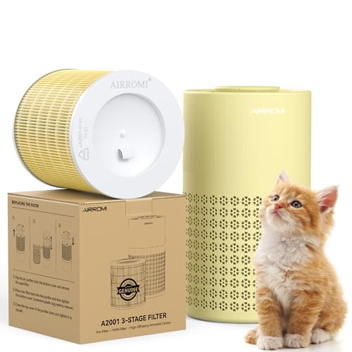 HEPA Air Purifier for Bedroom and Home with Pet Hair Filter