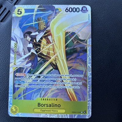One Piece TCG Borsalino Egghead/Navy OP15 EB04-058 SR English | eBay