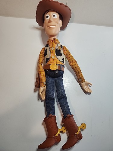 Thinkway Buzz Lightyear und Woody funktionieren beide. Karate Chop Buzz Zugschnur Woody - Bild 12 von 15