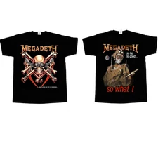 MEGADETH KILLING IS MY BUSINESS SO FAR,SO GOOD,SO WHAT T-SHIRT 3XL 4XL 5XL-