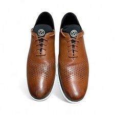 Cole Haan Men's 2.ZEROGRAND Laser Wingtip Oxford British Tan Ivory Sz 13 C27879