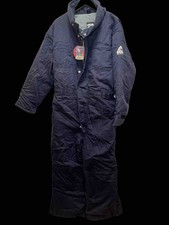 Bulwark FR CLC8NV Flame Resistant Premium Insulated Coverall Navy Size XXL NWD