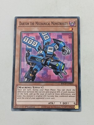 Yu-Gi-Oh Einzelkarte Darton the Mechanical Monstrosity bespielt