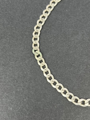 Bracciale catena cordino argento sterling 925 9" 8g con chiusura aragosta ITALIA - Foto 5 di 5