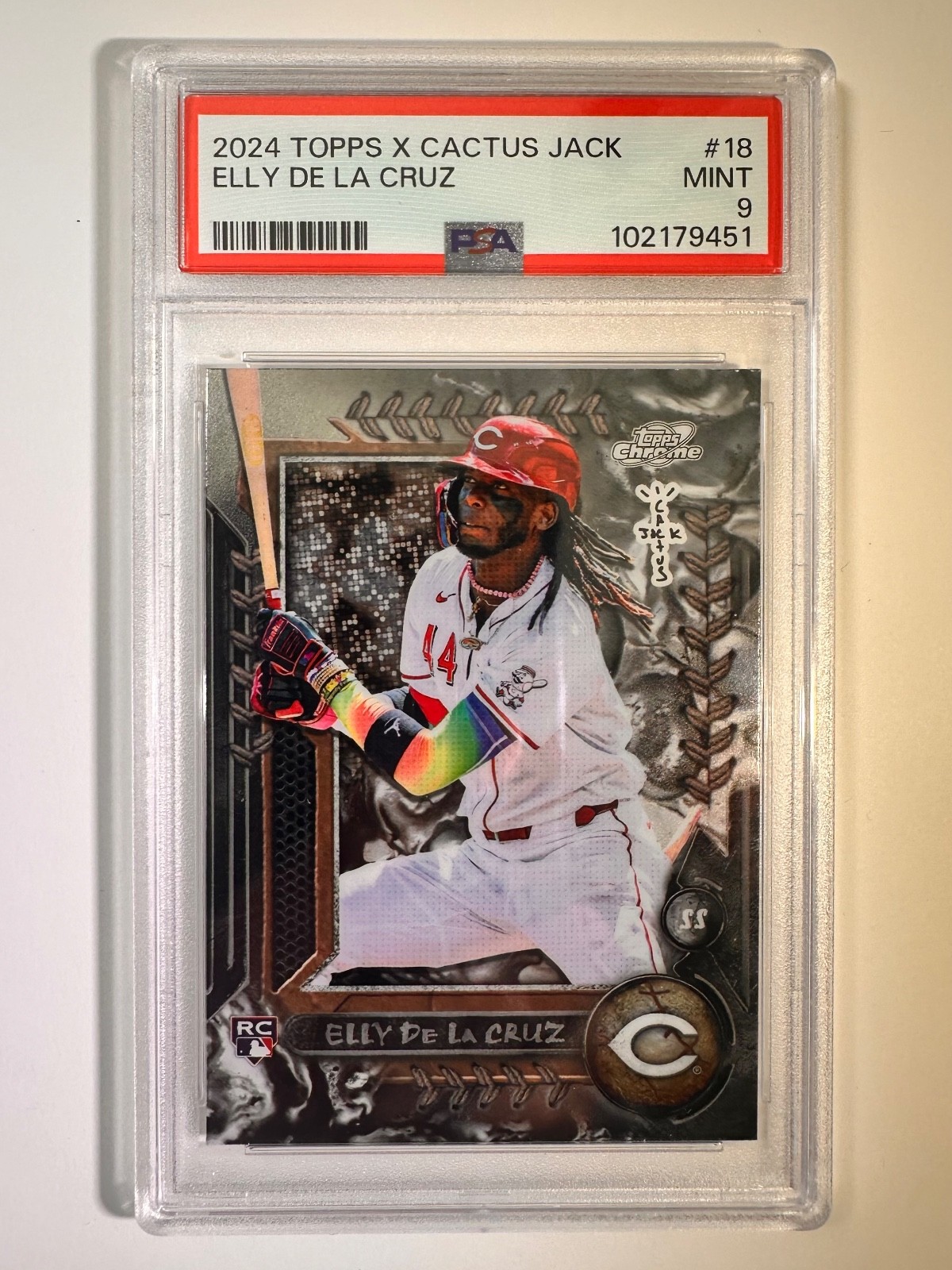 2024 Topps Cosmic Chrome x Cactus Jack - Elly De La Cruz #18 (RC) Reds