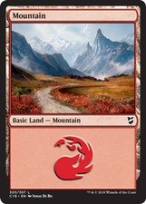 MTG Mountain (303), NM-Mint, English Commander 2018