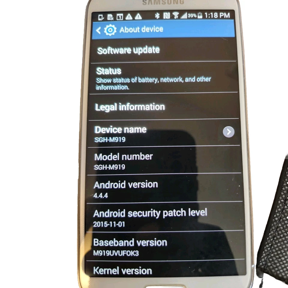 Samsung SGH-M919 Galaxy S4 4G LTE белый мороз заблокирован T mobile, б/у - справедливый - Изображение 4 из 4