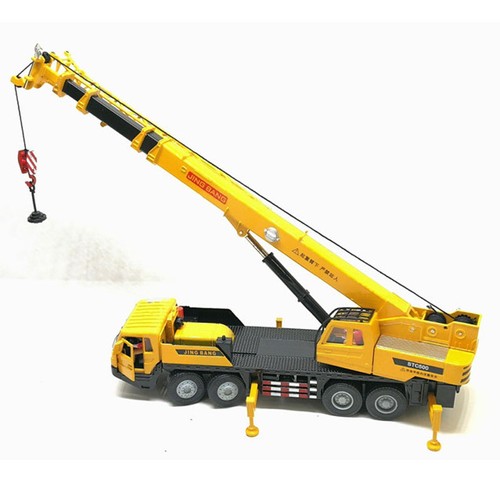 1:50 Kids Alloy Engineering Heavy Crane Truck Vehicle Miniature Car Model Toy - Picture 3 of 8