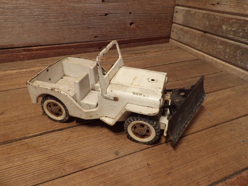 VINTAGE Tonka Pressed Steel Jeep - PARTS! - Picture 6 of 12