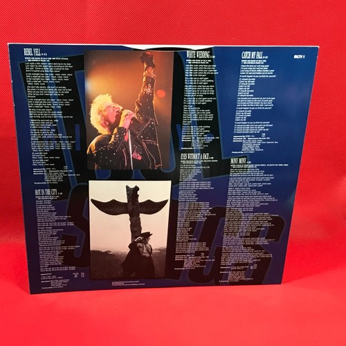 BILLY IDOL Idol Songs 1988 UK vinyl LP + INNER best of greatest hits A - Picture 4 of 6