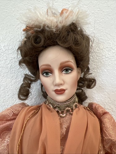 Franklin Mint Erbstück Mutter der Braut Gibson Mädchen Porzellan Puppe Vintage - Bild 2 von 7