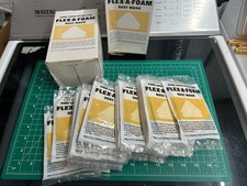 NEW 50-pack Vintage Foam Latex Filter  Flex-A-Foam Dust Face Cover