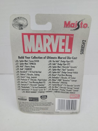 2004 Maisto Marvel Hulk Hunt #2 of ? CHRYSLER PRONTO CRUIZER Green Chase Car - Picture 2 of 2