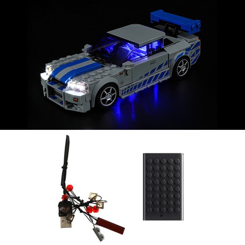 LED light Kit for LEGO 76917 2 Fast 2 Furious Nissan Skyline GT-R Lighting Kit - Picture 2 of 17