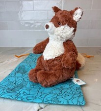 Jellycat Mortimer Fox - NWT New w Tags Woodland Animal Cute Dust Bag- Authentic