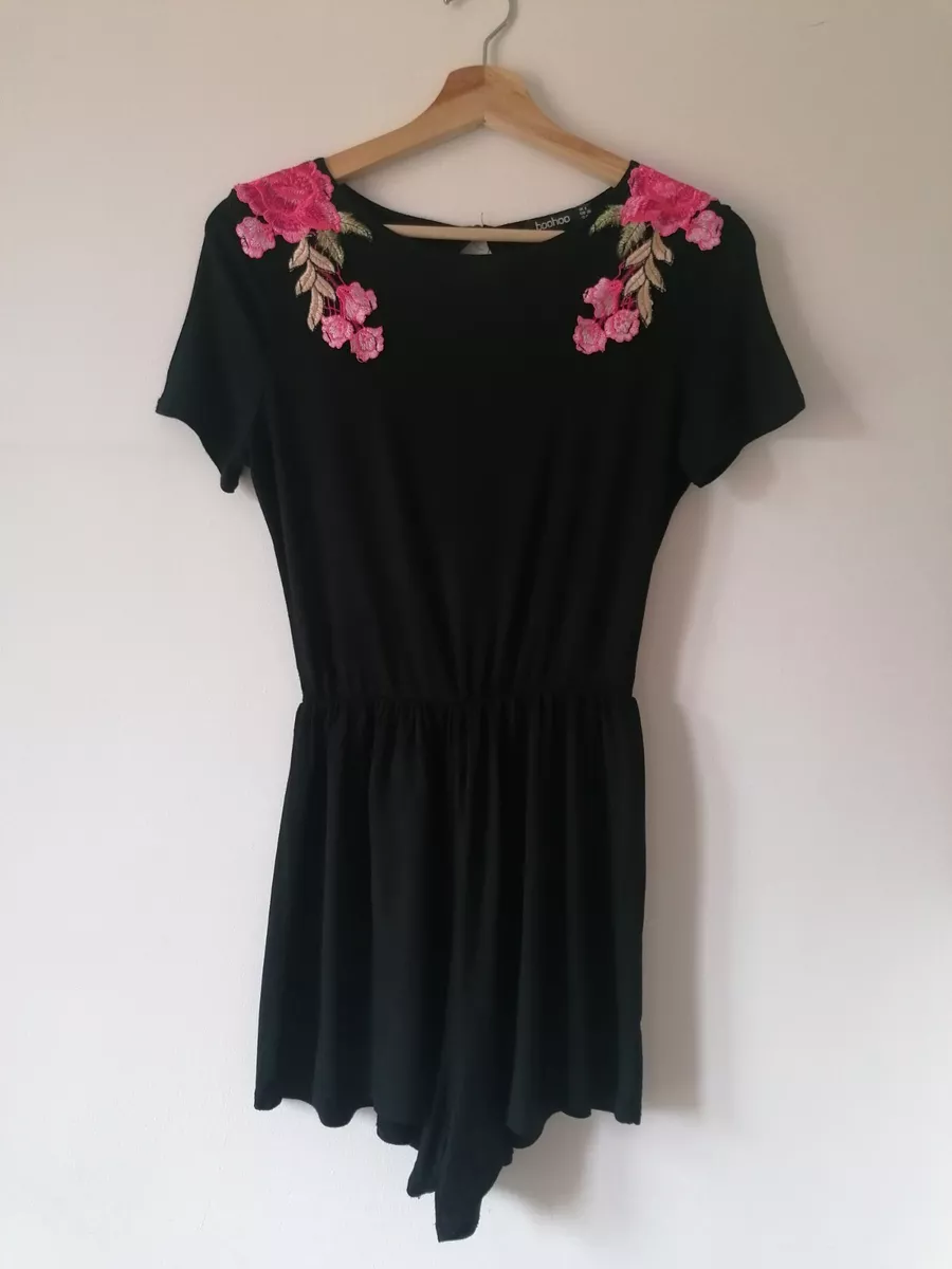 Women s Short Sleeve Jumpsuit Size UK 8 EU 36 Used Clothing Second Hand Clothes