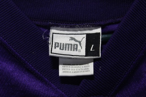 Vintage Puma 90s Herren Lila NFL Cris Carter MN Vikings 80 L Getragen Trikot - Bild 13 von 15