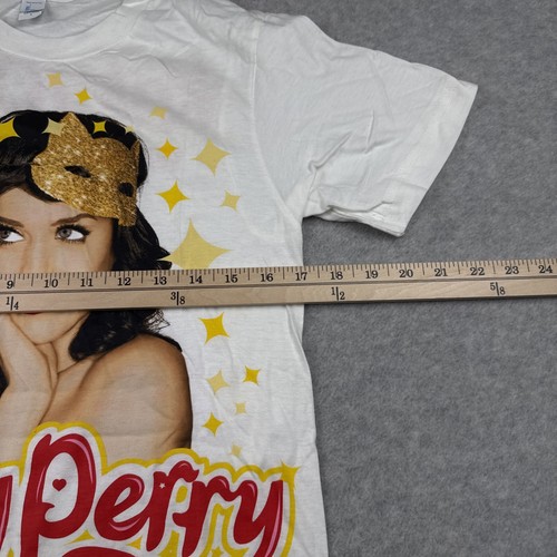 Katy Perry Maglietta Uomo Kitty Mask 09 Tour Bianca - Foto 3 di 4